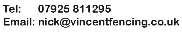 contact details for Vincent Fencing