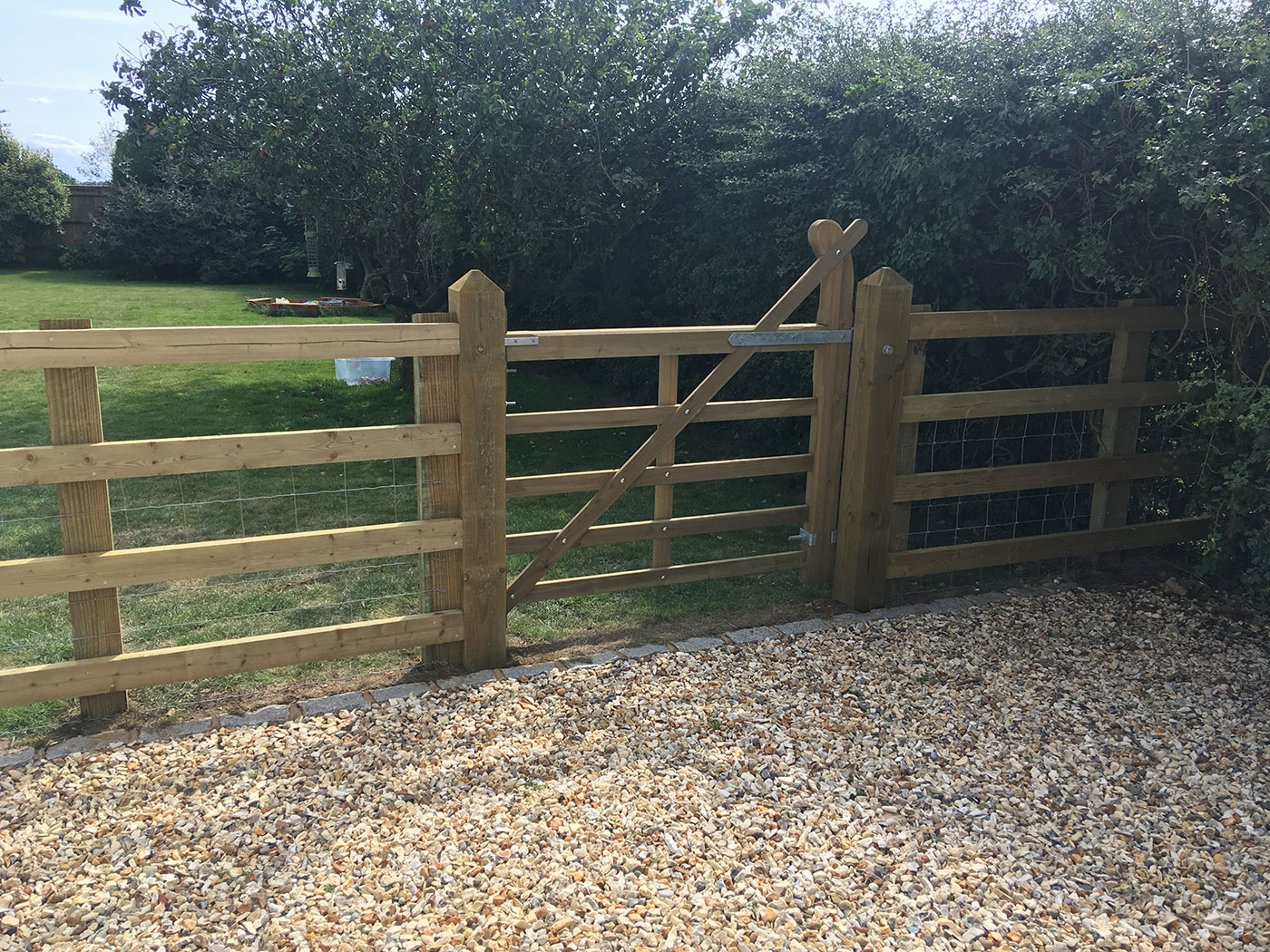 Softwood gate by Vincent Fencing