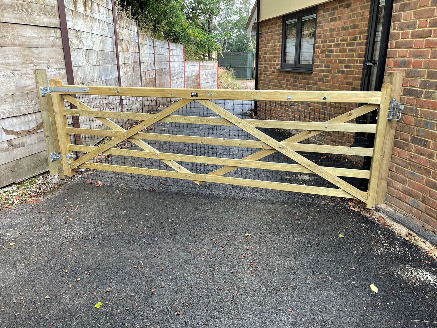 Softwood field gate by Vincent Fencing