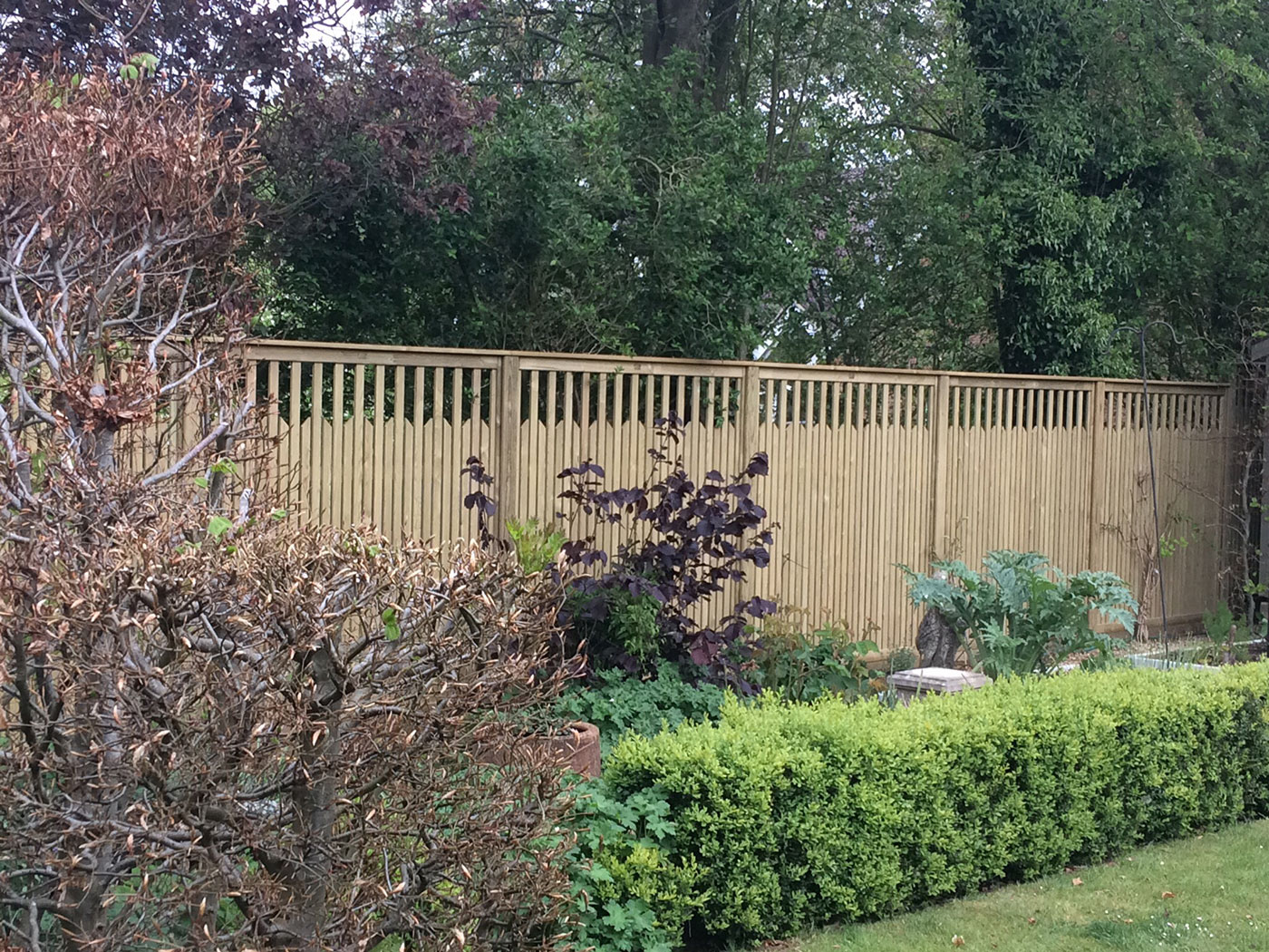 Screening panels by Vincent Fencing